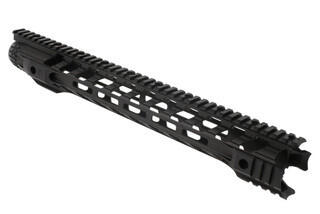The Fortis Night Rail 16 M-LOK handguard has multiple different options for mounting lights and iron sights